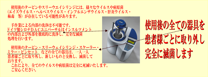 名古屋市守山区の歯科 歯医者で完全な滅菌、むし歯、歯周病、入れ歯、矯正歯科、無痛の治療はグリーンヒルズ歯科クリニック。守山区はじめ、名東区、千種区、東区、天白区、瑞穂区、長久手市、春日井市、瀬戸市、尾張旭市、みよし市、日進市、安城市、遠くは千葉県船橋市、鈴鹿市、多治見市、蒲郡市などから多く来院して頂いています。託児もあり、後継者、 開業希望の歯科医師を募集しています。スリーウエイシリンジ、タービン、 コントラ、ストレートを患者様ごとに取り外して内部まで完璧滅菌。ホワイトニング22000円 、ディズニーランドのようなキッズルーム